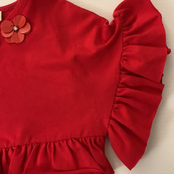 Pili Carrera Red Blouse - Size 12 - Picture 3 of 4